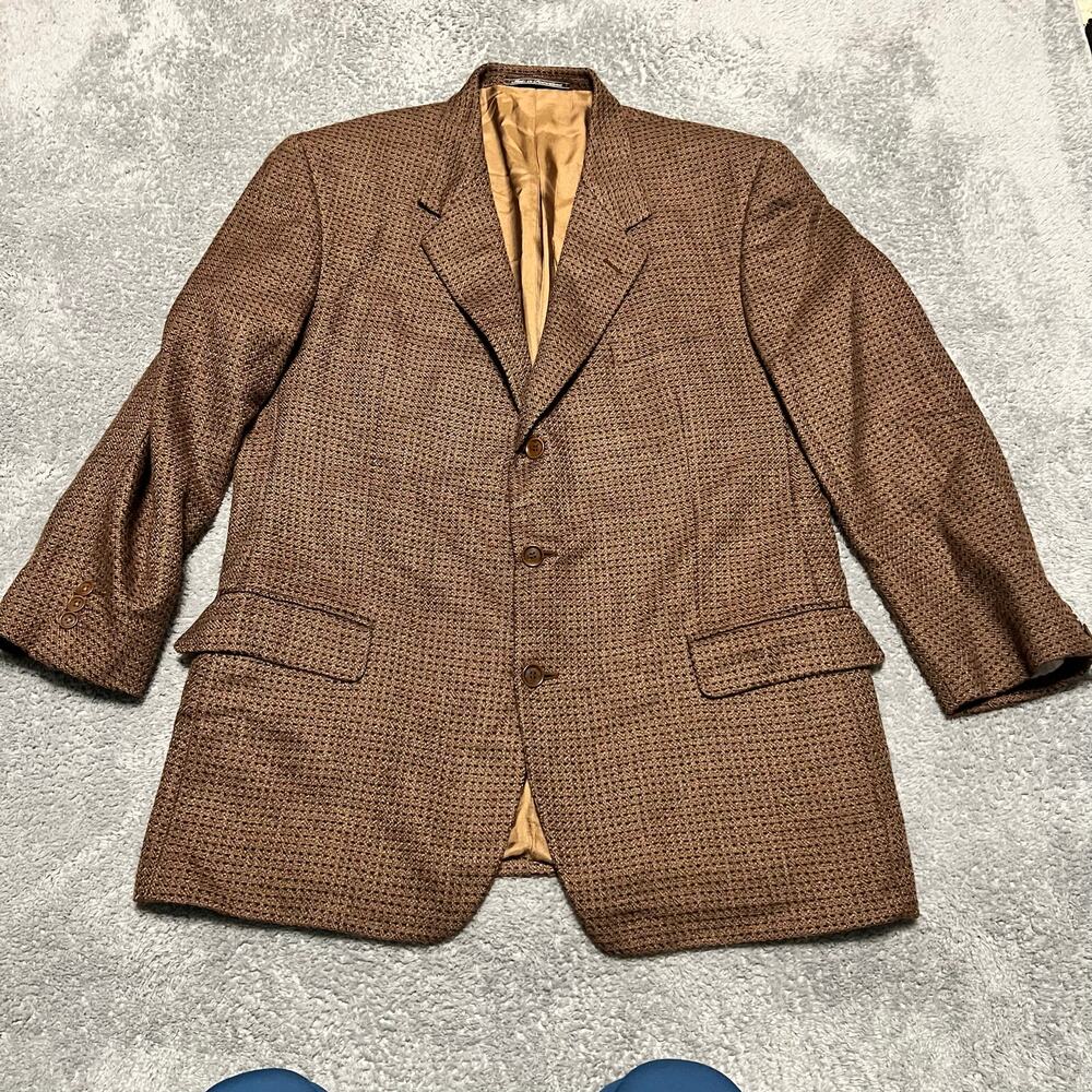 Ermenegildo Zegna Soft Sport Coat Blazer Mens 56 US 44 Casual Jacket Wool